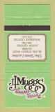 Matchbook Cover - JJ Mugg's Gourmet Grille Toronto ON 30 Strike