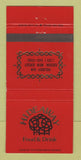 Matchbook Cover - Hideaway Restaurant Holiday Inn Edison NJ 30 Strike