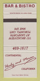 Matchbook Cover - Healy and Moran Restaurant Toronto ON 30 Strike