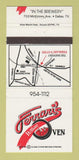 Matchbook Cover - Ferrari's Italian Oven Dallas TX 30 Strike