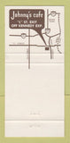 Matchbook Cover - Johnny's Restaurant Omaha NE WEAR 30 Strike