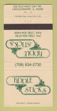 Matchbook Cover - Fiddle Sticks Lincolnshire IL 30 Strike