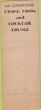Matchbook Cover - Hotel Abbey New York City NY