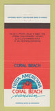 Matchbook Cover - Fiesta Americana Coral Beach Cancun Mexico 30 Strike