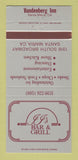 Matchbook Cover - JJ's Bar Grill Vandenberg Inn Santa Maria CA 30 Strike