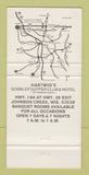 Matchbook Cover - The Gobbler Motel Supper Club Johnson Creek WI 30 Strike