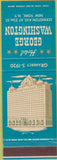Matchbook Cover - Hotel George Washington New York City NY