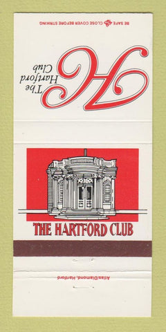 Matchbook Cover - Hartford Club CT 30 Strike