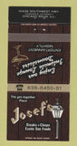 Matchbook Cover - Josef's Restaurant Chicago IL 30 Strike