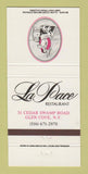 Matchbook Cover - La Pace Restaurant Glen Cove NY 30 Strike