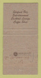 Matchbook Cover - Jug n Gavel Restaurant Westminster CA 30 Strike