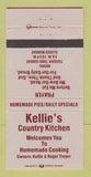 Matchbook Cover - Kellie's Country Kitchen 30 Strike
