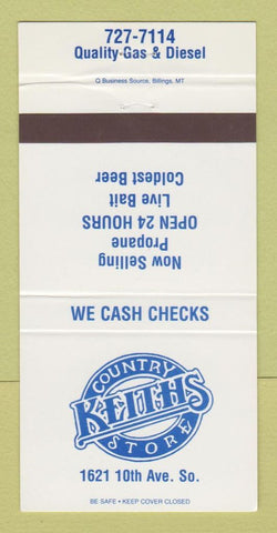 Matchbook Cover - Keiths Country Store 30 Strike