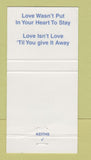 Matchbook Cover - Keiths Country Store 30 Strike