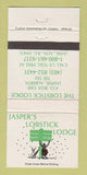 Matchbook Cover - Jasper's Lobstick Lodge Jasper AB  30 Strike
