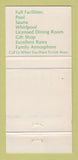 Matchbook Cover - Jasper's Lobstick Lodge Jasper AB  30 Strike