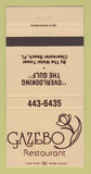 Matchbook Cover - Gazebo Restaurant Clearwater Bach FL 30 Strike