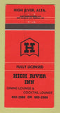 Matchbook Cover - High River Inn AB WEAR 30 Strike