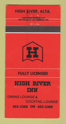 Matchbook Cover - High River Inn AB WEAR 30 Strike