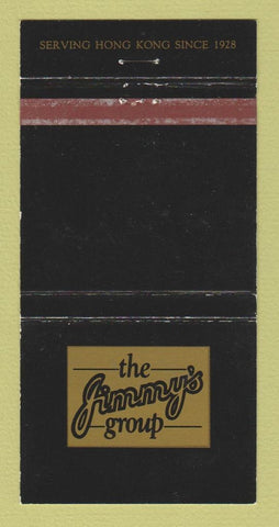 Matchbook Cover - Jimmy's Group Hong Kong WEAR 30 Strike