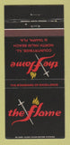 Matchbook Cover - Flame Restaurant Countryside IL Palm Beach Tampa FL 30 Strike