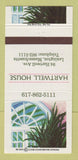 Matchbook Cover - Hartwell House Lexington MA restaurant 30 Strike