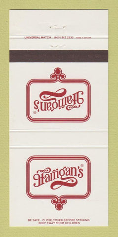 Matchbook Cover - Harrigan's Restaurant 30 Strike