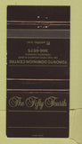 Matchbook Cover - The Fifty Fourth Toronto ON 30 Strike