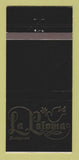 Matchbook Cover - La Paloma Restaurant North Miami FL 30 Strike