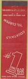 Matchbook Cover - Cocktails Til Curfew New York City NY