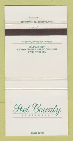 Matchbook Cover - Pell County Restaurant Etobicoke ON 30 Strike
