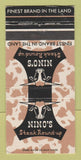Matchbook Cover - Nino's Steak Round Up Restaurant 30 Strike