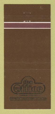 Matchbook Cover - The Office Urbana IL WEAR 30 Strike