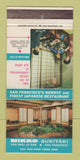 Matchbook Cover - Nikko Sukiyaki Japanese San Francisco CA 30 Strike