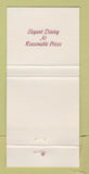 Matchbook Cover - La Bistro Italian Restaurant Hurst TX 30 Strike
