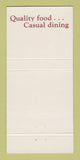 Matchbook Cover - Harrigan's Restaurant 30 Strike