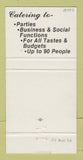 Matchbook Cover - Hungarian Hut Restaurant Toronto ON 30 Strike