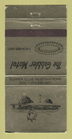 Matchbook Cover - Gobbler Motel Johnson Creek ON WEAR 30 Strike