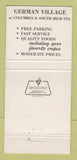 Matchbook Cover - Golden Griddle Restaurant Columbus OH 30 Strike