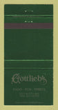 Matchbook Cover - Gottlieb's Restaurant Columbus OH 30 Strike