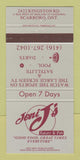 Matchbook Cover - Joni J's Restaurant Scarboro ON 30 Strike