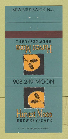 Matchbook Cover - Harvest Moon Brewery Cafe New Brunswick NJ 30 Strike