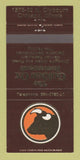 Matchbook Cover - Golden Ox Restaurant Chicago IL 30 Strike