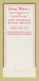 Matchbook Cover - Jonny Nipon's Restaurant San Francisco CA 30 Strike