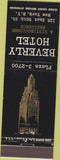 Matchbook Cover - Beverly Hotel New York City NY