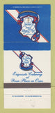 Matchbook Cover - La Fontaine Bleu Catering Baltimore MD Belair 30 Strike