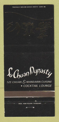 Matchbook Cover - Su Chuan Dynasty Chinese Restaurant Merrick LI NY 30 Strike