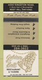 Matchbook Cover - Golden Bell Restaurant West Hill ON 30 Strike