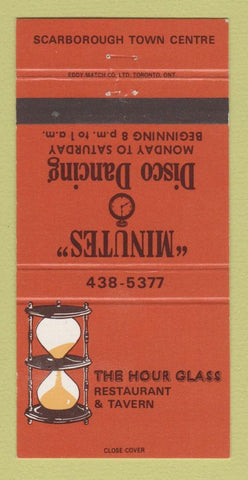 Matchbook Cover - Hour Glass Restaurant Tavern Scarborough ON 30 Strike