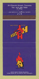 Matchbook Cover - Hot House Cafe Toronto ON 30 Strike